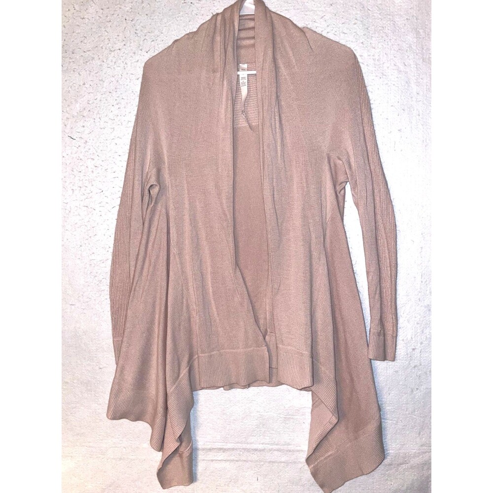 Lululemon Athletica Cashlu Knit Wrap sweater Womens XS S pink bliss cardigan